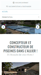 Mobile Screenshot of codisauvergne-piscines.fr