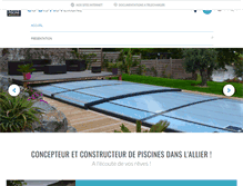 Tablet Screenshot of codisauvergne-piscines.fr
